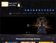 Tablet Screenshot of brahmjyotish.com